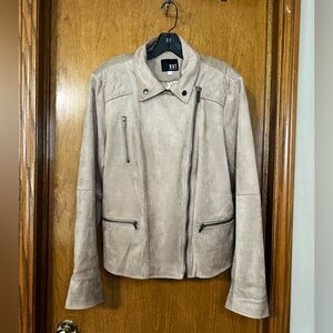 Kut From The Kloth Faux Suede Moto Jacket, Camel, XXL